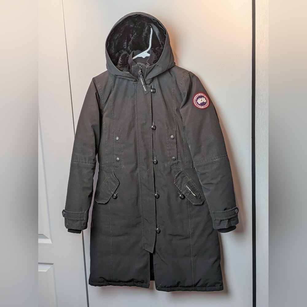 CANADA GOOSE 2506L Authentic Winter Women Coat Size XS Black Made In Canada